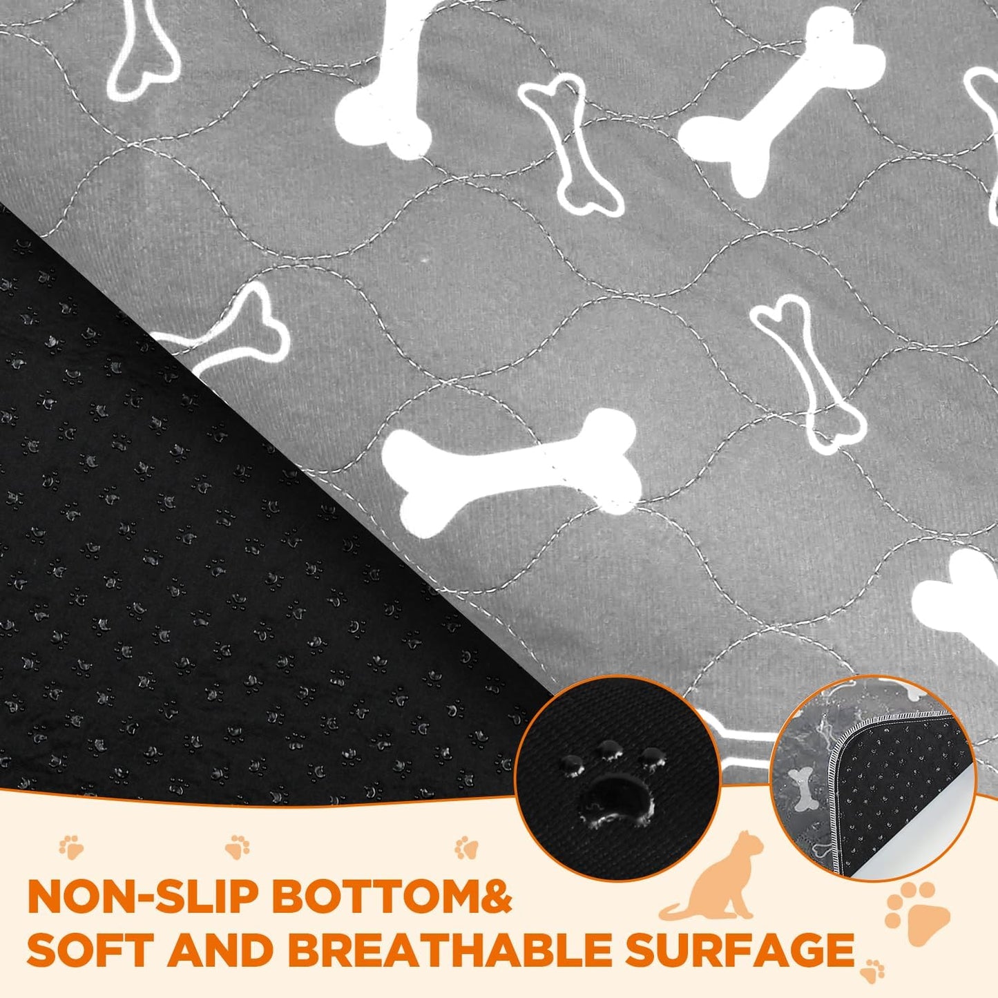 Baodan Washable Puppy Training Mat β Waterproof & Super Absorbent