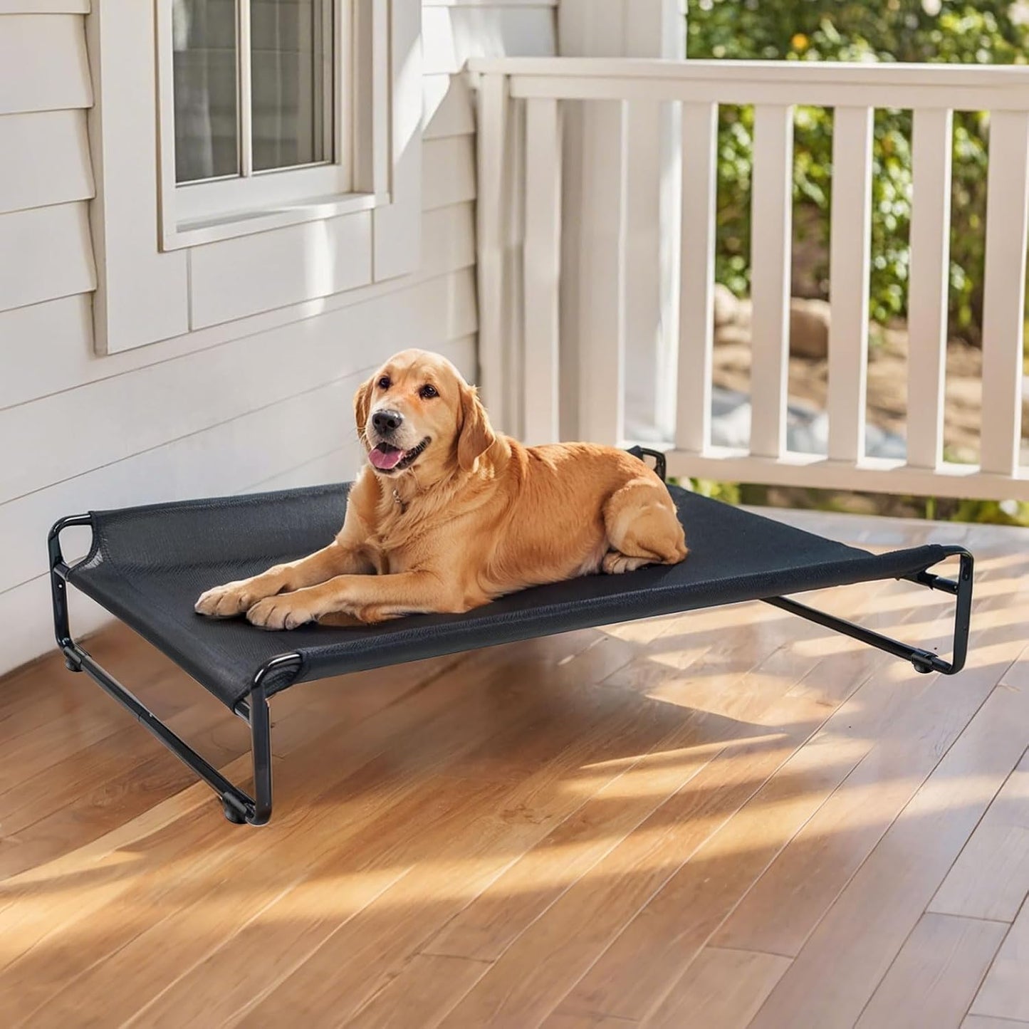 Veehoo Cooling Raised Dog Bed – Elevated Mesh Pet Cot for Summer Comfort (All Sizes Available)