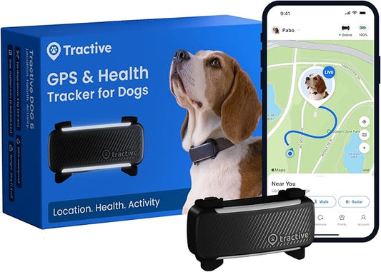 "Tractive GPS & Health Tracker β Keep Your Adventure Buddy Safe and Happy!"
