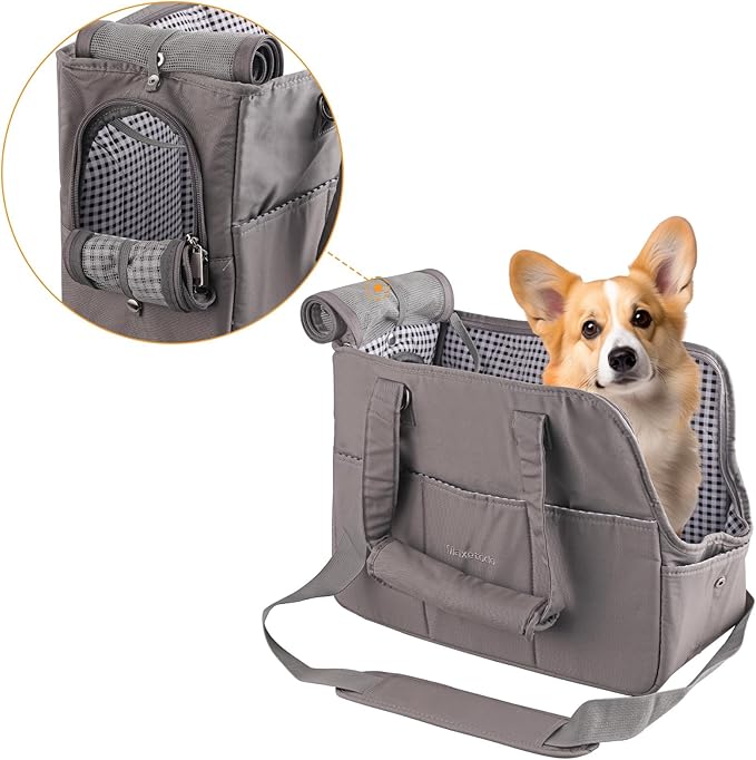 Maxetodo Soft-Sided Cat Carrier Bag β Airline-Approved, Lightweight Pet Travel Tote with Shoulder Strap