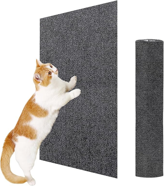 ENONCI Cat Scratch Mat Self-Adhesive Sofa Furniture Protector for Cats Washable, Trim-to-Fit, Claw-Resistant Polyester Shield (Multiple Sizes & Colours)