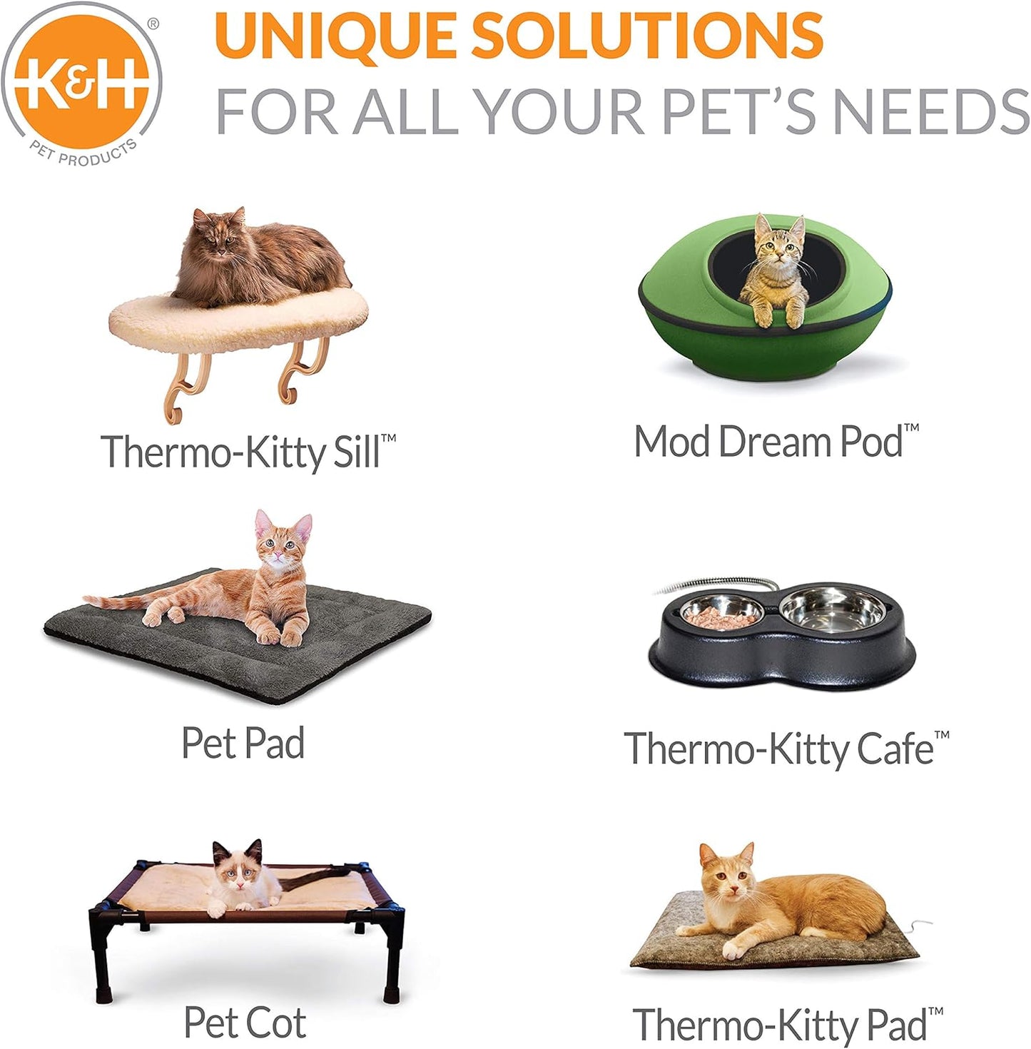 K&H Outdoor Heated Cat Shelter Waterproof Winter Haven for Feral & Outdoor Cats (21"x14"x13")