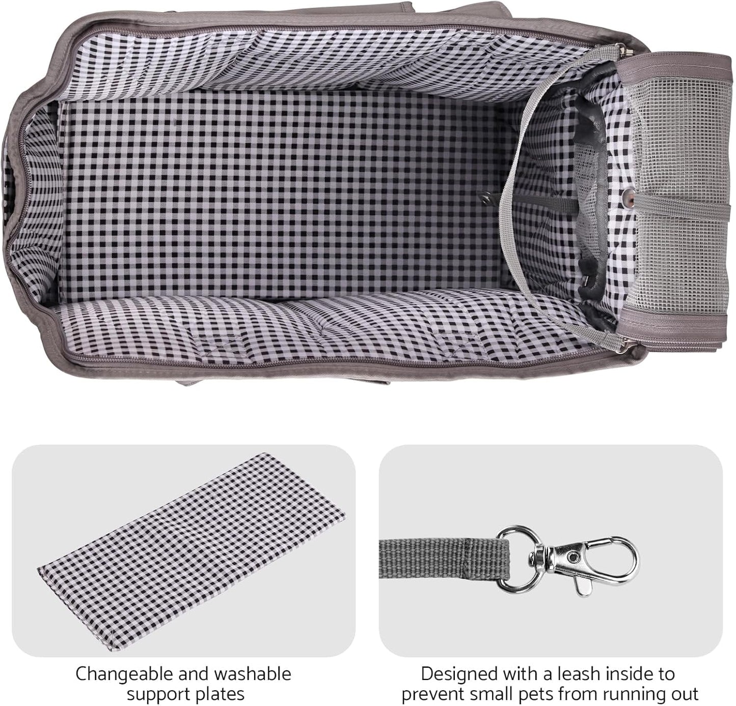 Maxetodo Soft-Sided Cat Carrier Bag β Airline-Approved, Lightweight Pet Travel Tote with Shoulder Strap