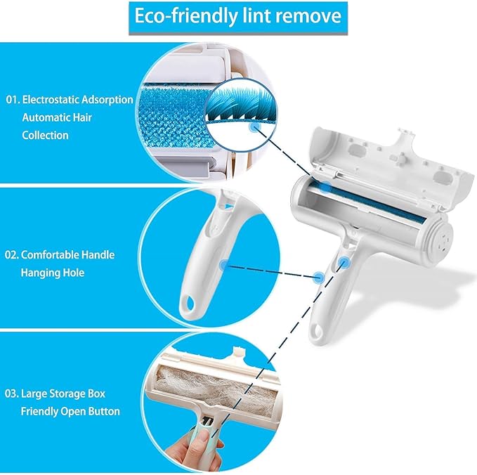 ACE2ALE Hair Kemover Koller Best-Selling Reusable Roller for Dogs & Cats