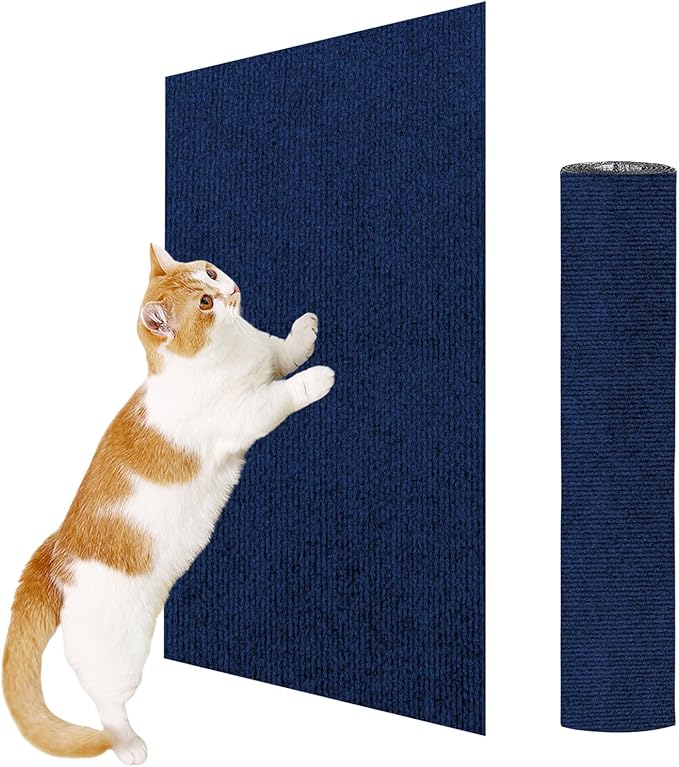 ENONCI Cat Scratch Mat Self-Adhesive Sofa Furniture Protector for Cats Washable, Trim-to-Fit, Claw-Resistant Polyester Shield (Multiple Sizes & Colours)