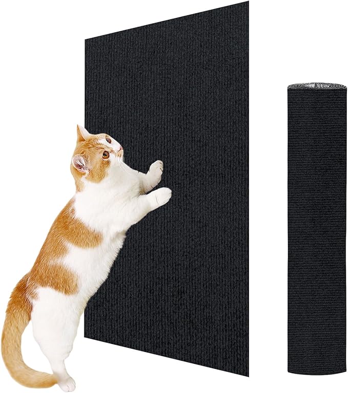 ENONCI Cat Scratch Mat Self-Adhesive Sofa Furniture Protector for Cats Washable, Trim-to-Fit, Claw-Resistant Polyester Shield (Multiple Sizes & Colours)