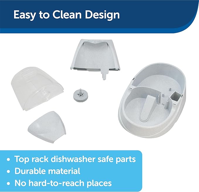 Drinkwell Platinum Pet Fountain – 5L Filtered Water Dispenser for Cats & Dogs, Constant Flow & Easy Clean by PetSafe