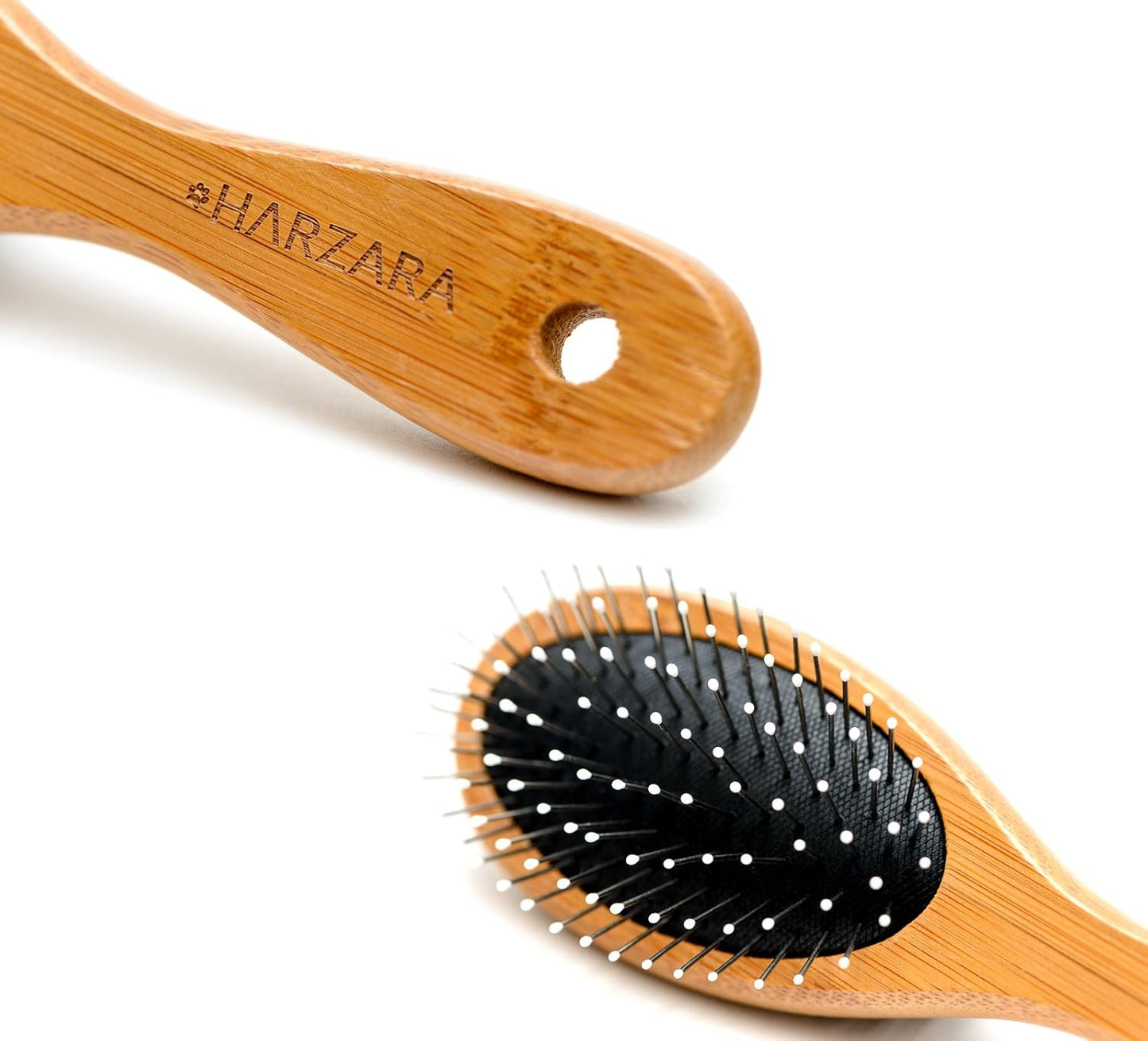Eco-Friendly Bamboo Pet Brush for Shedding & Grooming