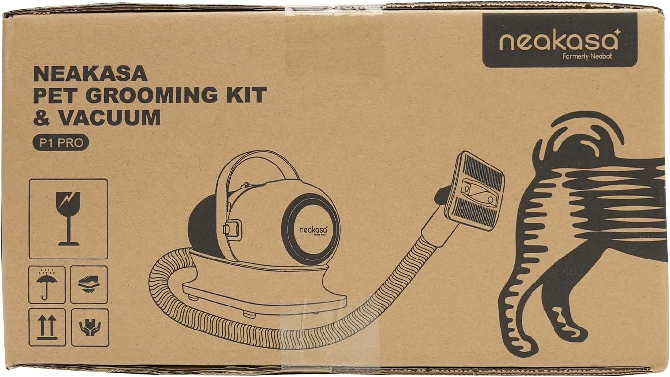 Neabot P1 Pro Pet Grooming Kit – Vacuum & Groom Your Furry Friend (As Seen on Amazon)