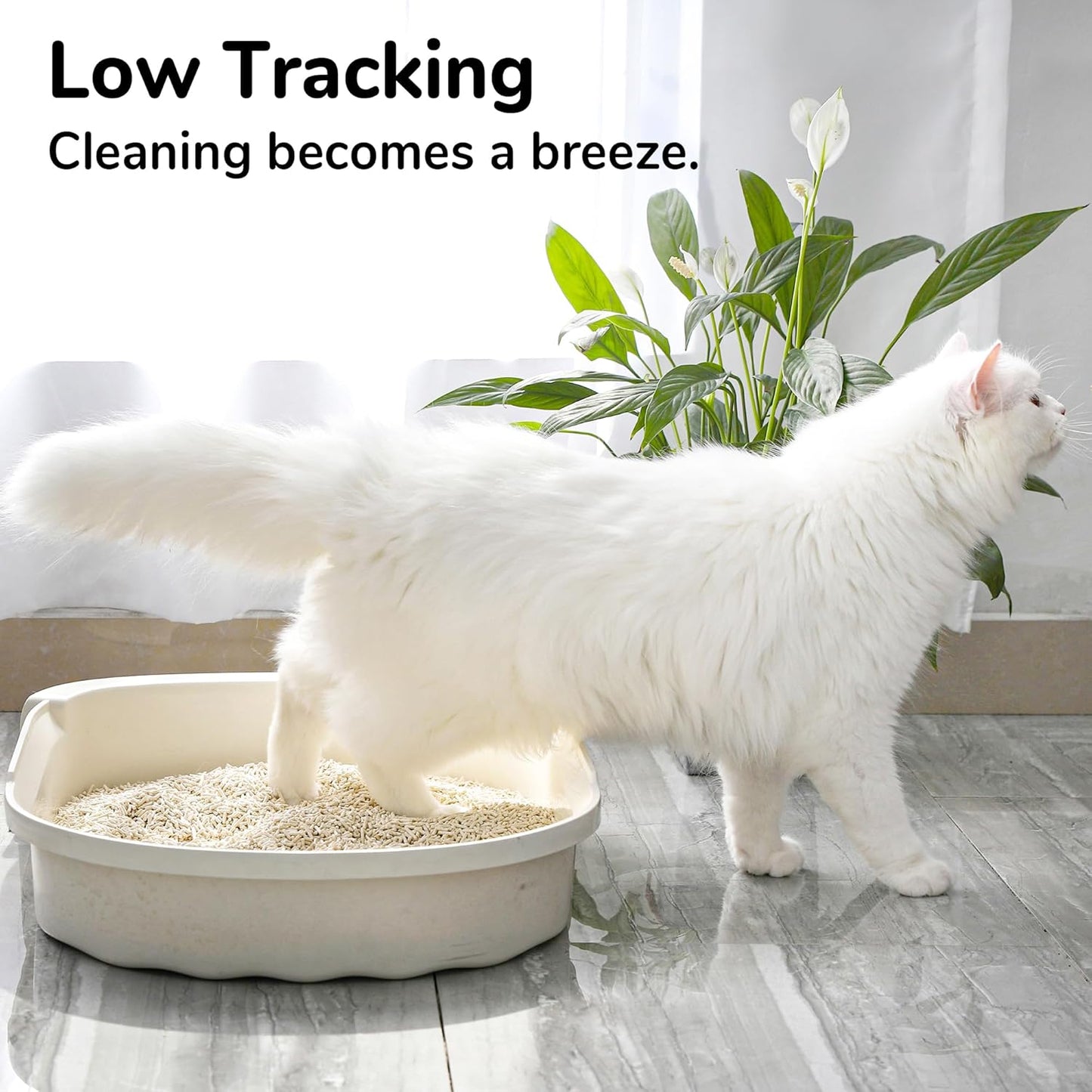 FUKUMARU Tofu Cat Litter – Flushable, Dust-Free, and Naturally Unscented