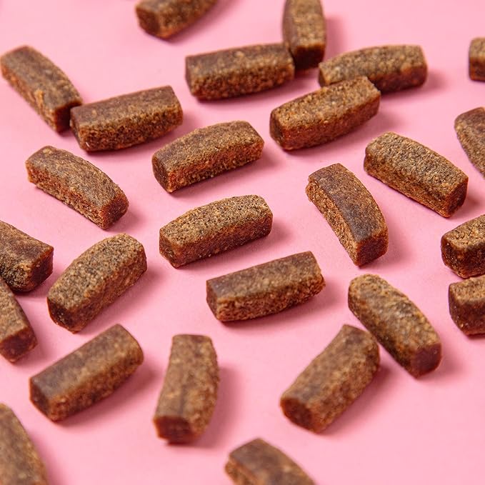 Pooch & Mutt Calming Chews Natural Supplement Treats for Anxious or Excitable Dogs 60 Chicken-Flavoured Chews with Hemp, Collagen & Omega 3 Grain-Free & Junk-Free (All Ages)
