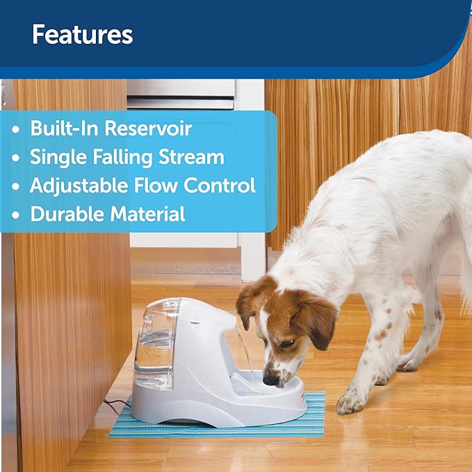 Drinkwell Platinum Pet Fountain – 5L Filtered Water Dispenser for Cats & Dogs, Constant Flow & Easy Clean by PetSafe