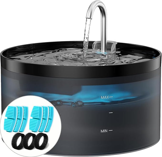 BEMOONY 3.2L Cat Water Fountain – Super Silent Pet Fountain with Filters (As Seen on Amazon)